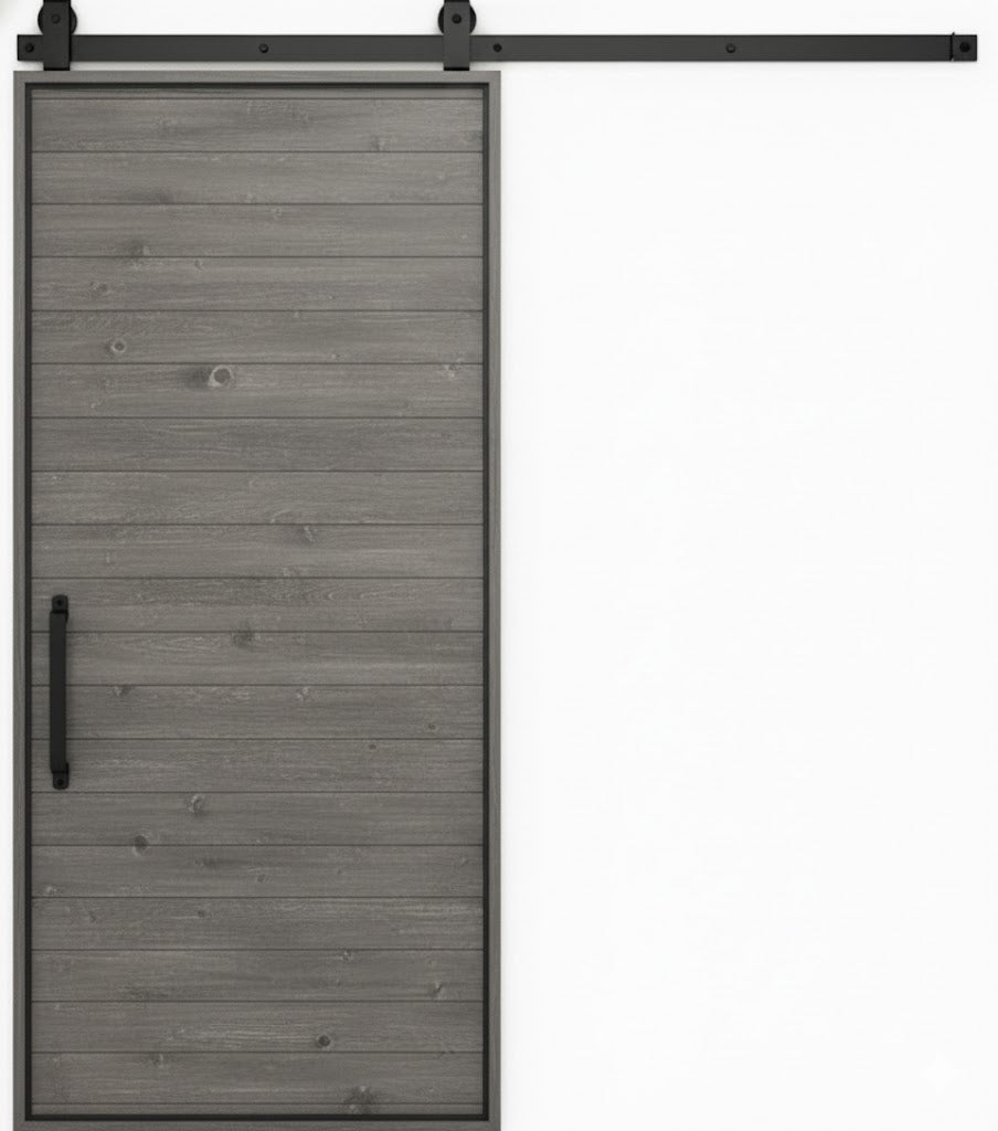 Wood Barn Door - Steel Glass and Style Custom